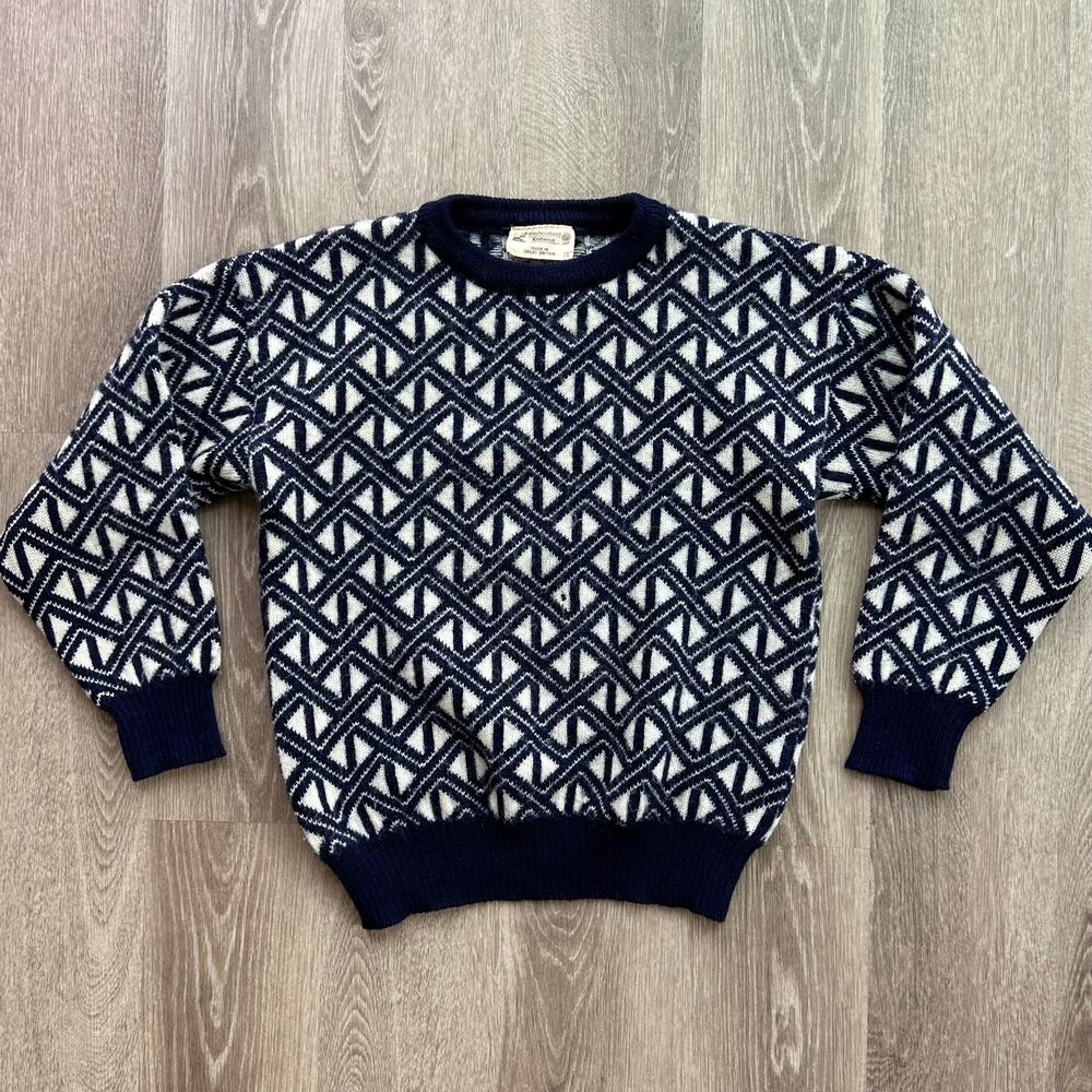 Vintage Westmorland Knitwear Pure Wool Sweater‎ Made in Britain L